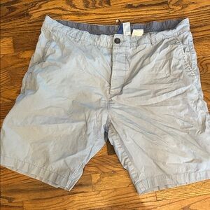 Divided Sky Blue Men's Flat Front Shorts